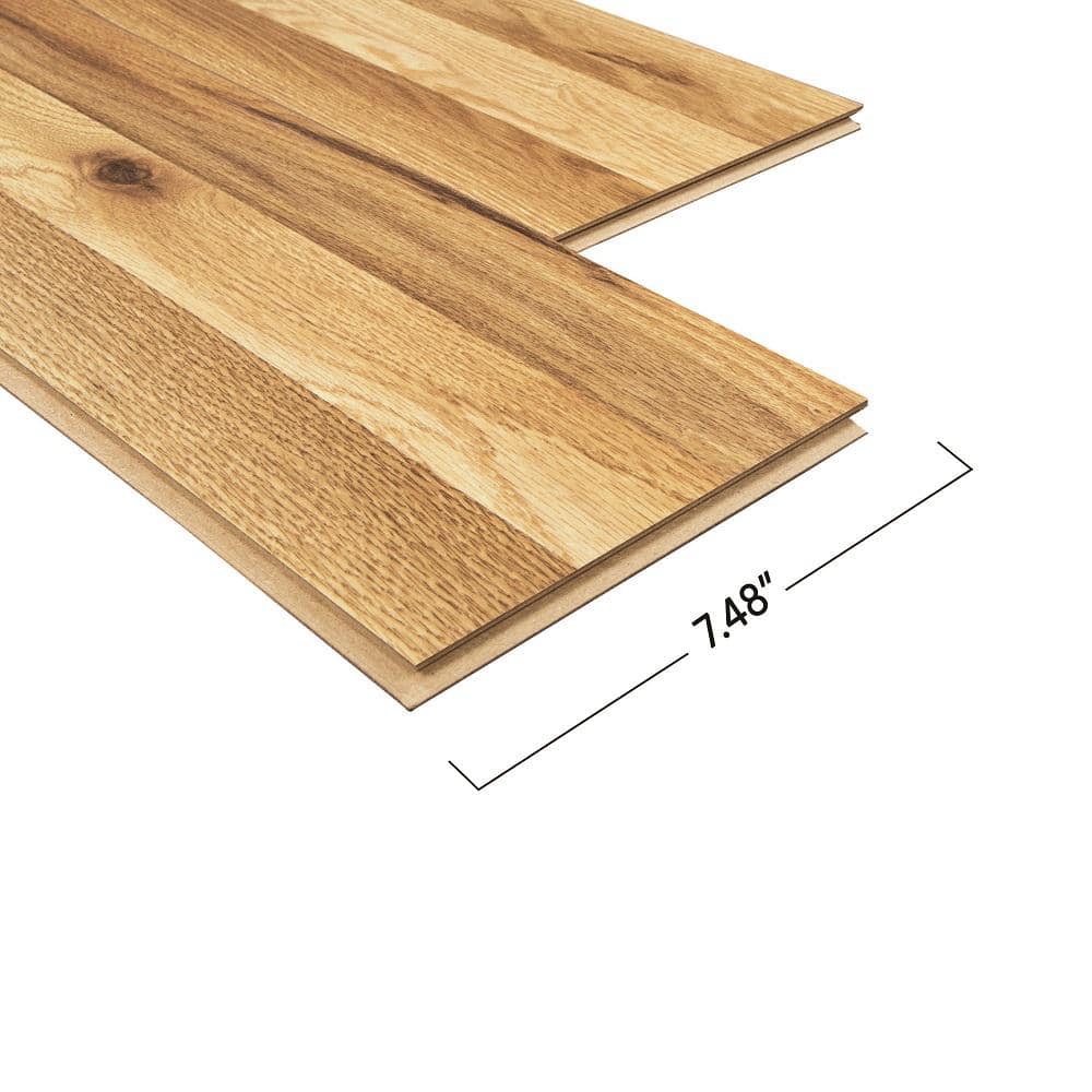 Pergo XP Haley Oak 10 mm T x 7.4 in. W Laminate Wood Flooring (19.63 sqft/case)