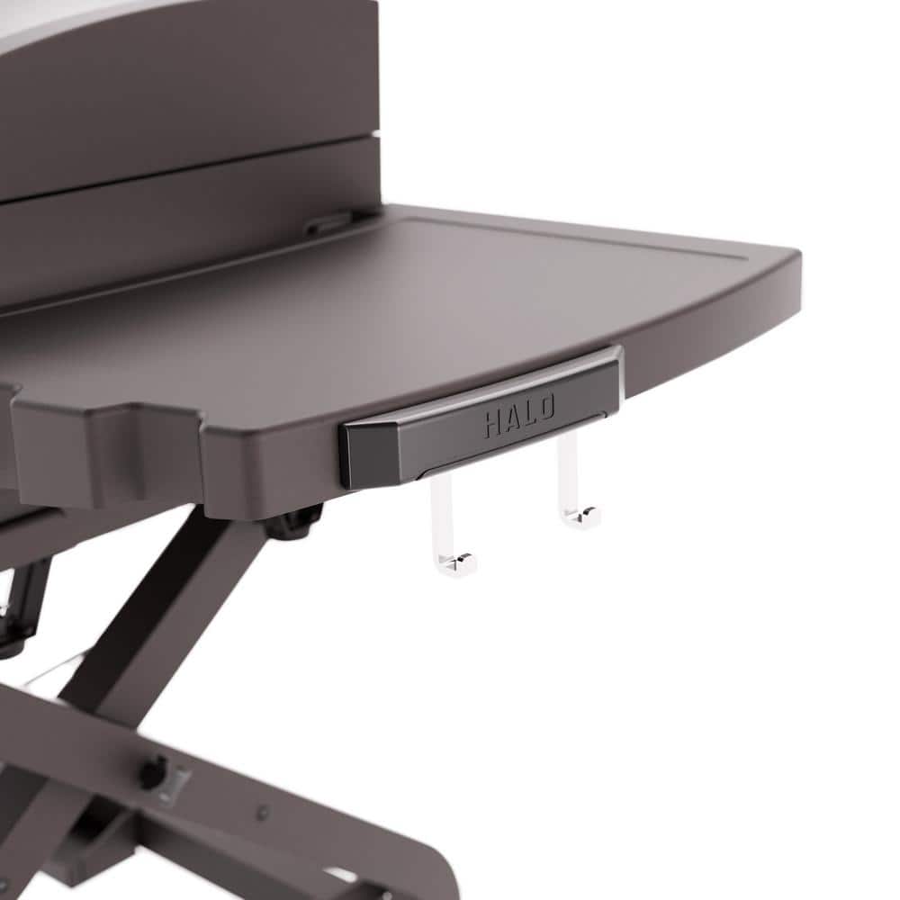 HALO Elite3B 28 in. 3-Burner 6 Zone Outdoor Propane Griddle in Black Flat Top Grill