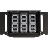 HALO Elite3B 28 in. 3-Burner 6 Zone Outdoor Propane Griddle in Black Flat Top Grill