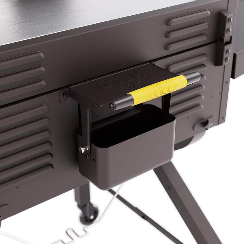 HALO Elite3B 28 in. 3-Burner 6 Zone Outdoor Propane Griddle in Black Flat Top Grill