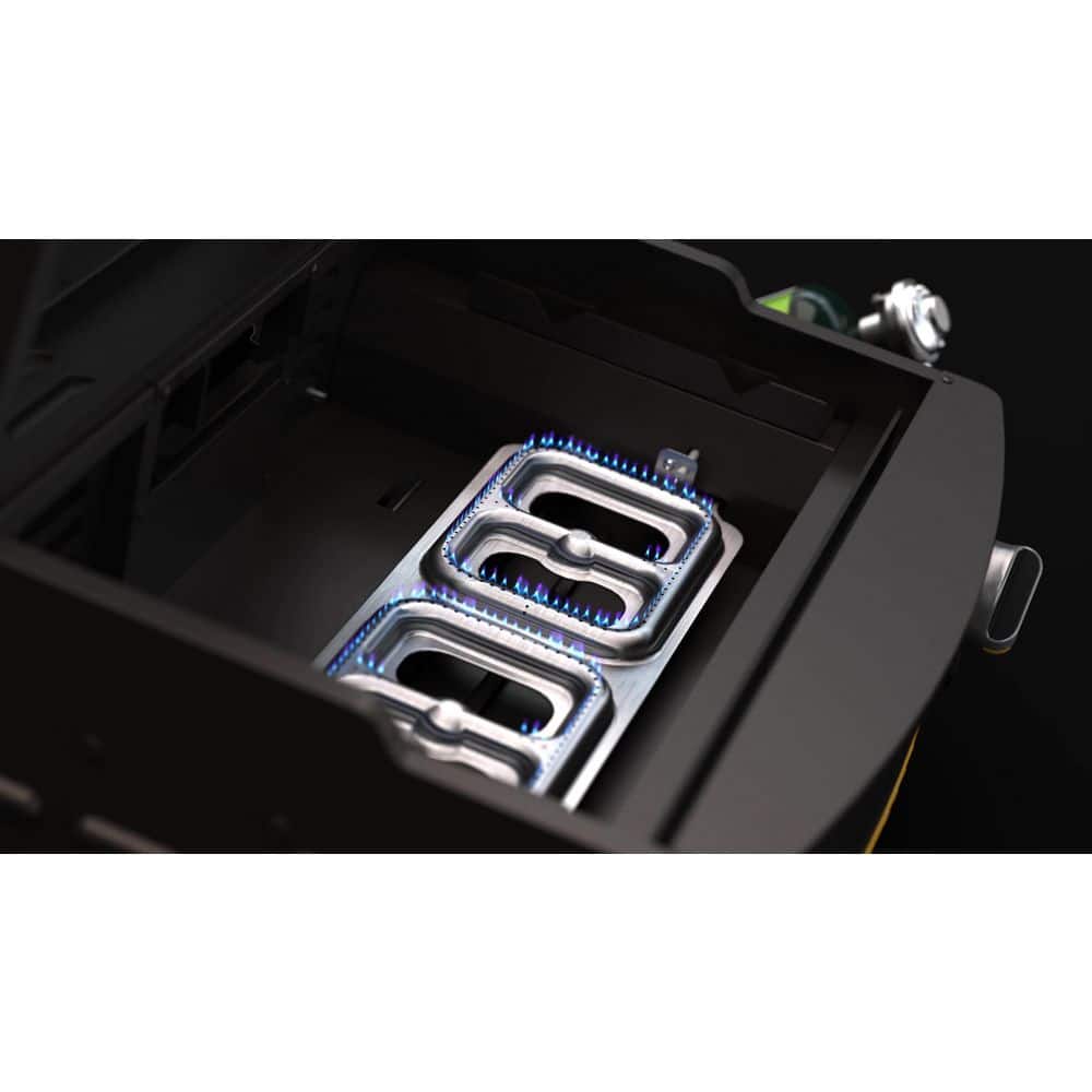 HALO Elite1B 21 in. 1-Burner Outdoor Propane Countertop Griddle in Black Flat Top Grill