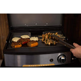 HALO Elite1B 21 in. 1-Burner Outdoor Propane Countertop Griddle in Black Flat Top Grill