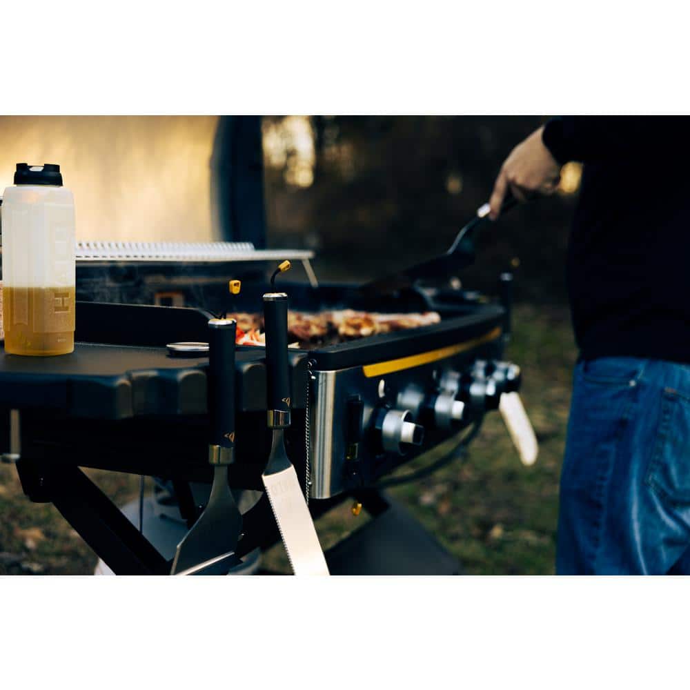 HALO Elite 27 oz. Squeeze Bottle White Outdoor Kitchen Accessories Grilling Set (3-Pack)