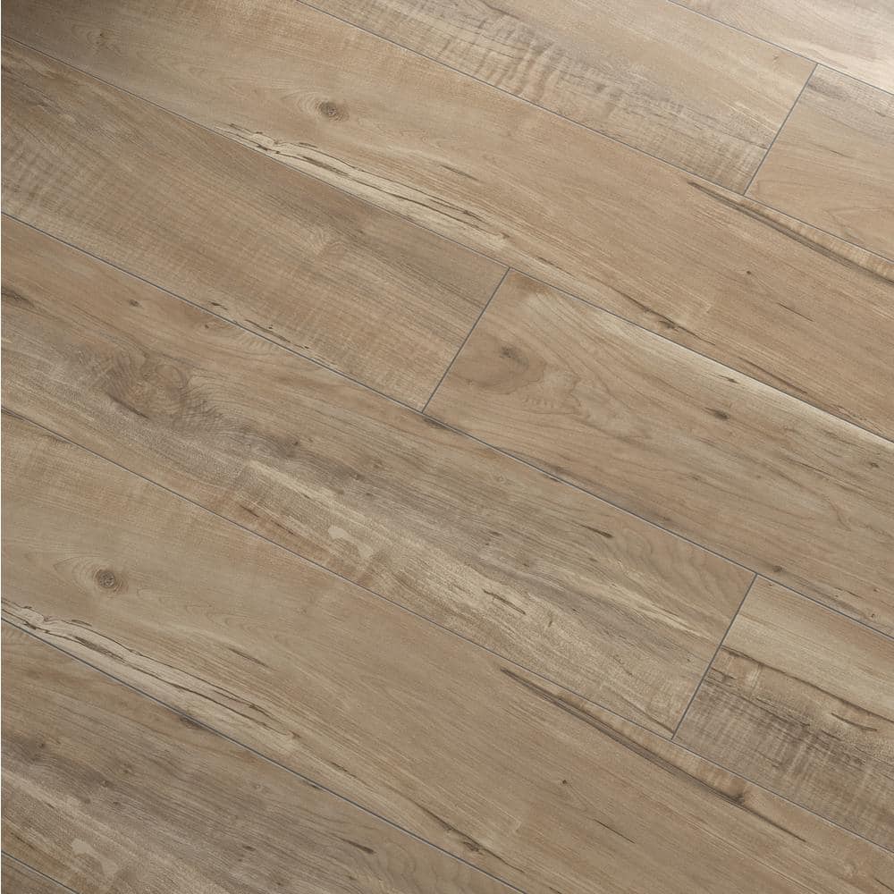 Krono Original Hampshire Spalted Maple 12 mm T x 8 in. W Waterproof Laminate Wood Flooring (15.9 sqft/case)