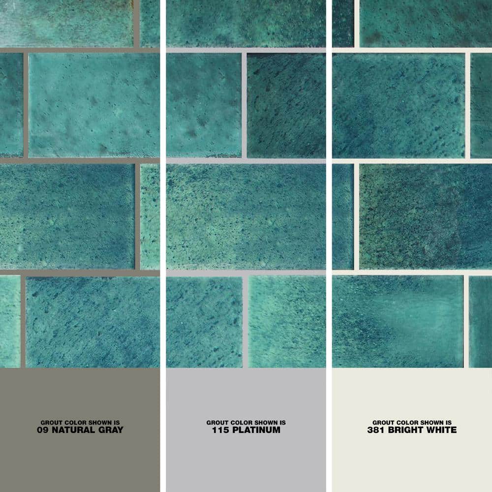 LuxeCraft Arteko 3 in. x 6 in. Glazed Ceramic Handmade Green Subway Tile (12.5 sq. ft./case)