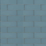 MSI Harbor 3 in. x 9 in. x 8mm Glossy Glass Gray Subway Tile (3.8 sq. ft. / case)