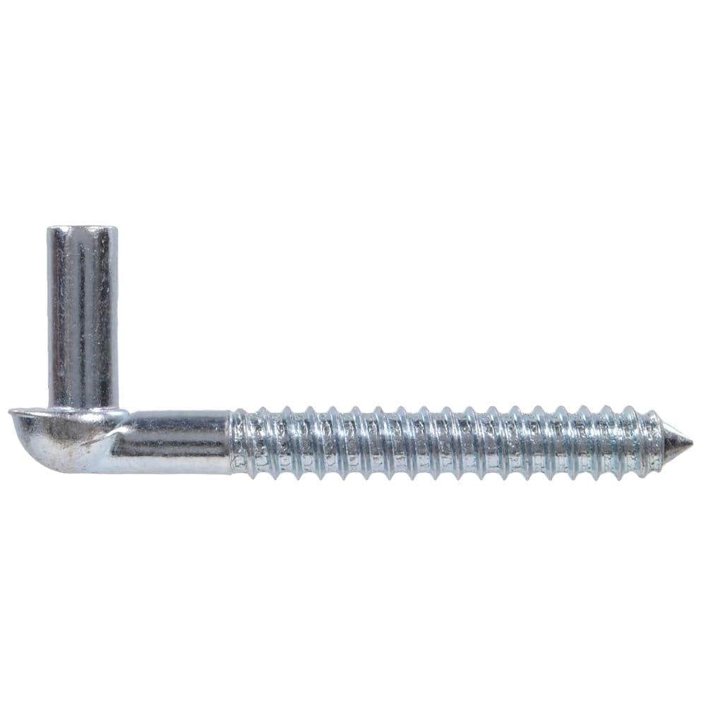 Hardware Essentials 5/8 x 5 in. Gate Screw Hook in Zinc-Plated (5-Pack)