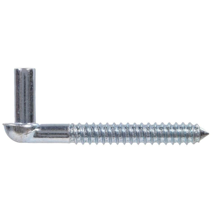 Hardware Essentials 1/2 x 4 in. Gate Screw Hook in Zinc-Plated (5-Pack)