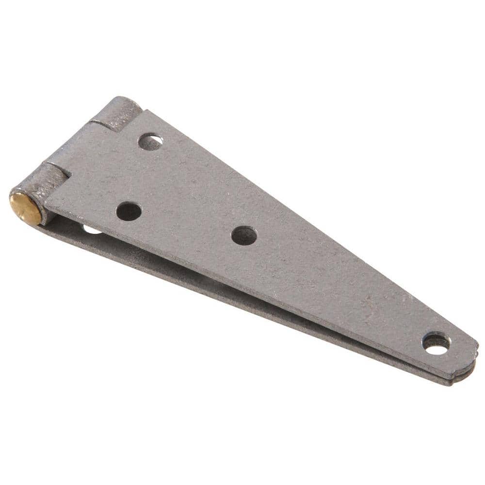Hardware Essentials 6 in. Heavy Strap Hinge in Galvanized (5-Pack)