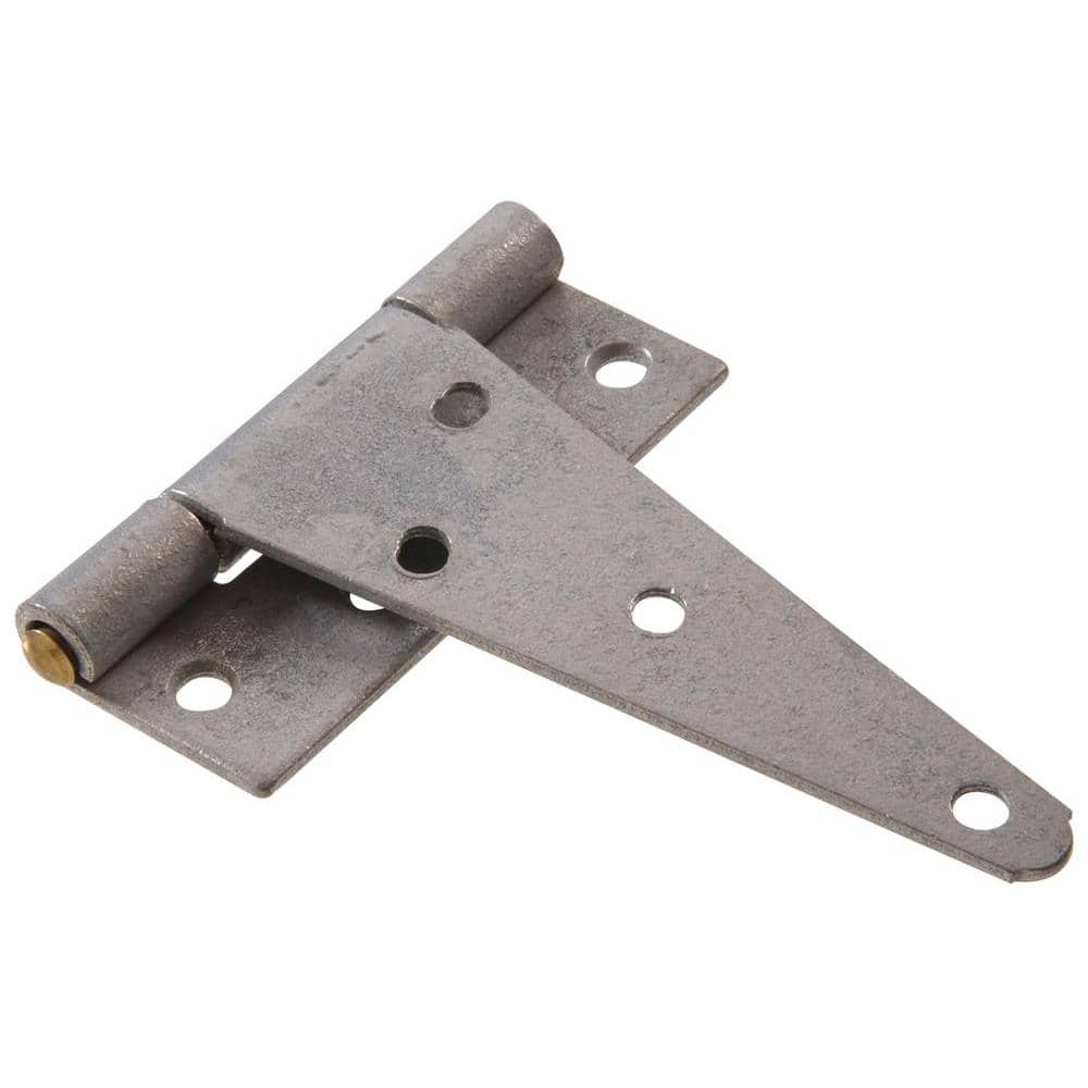 Hardware Essentials 6 in. Heavy T-Hinge in Galvanized (5-Pack)