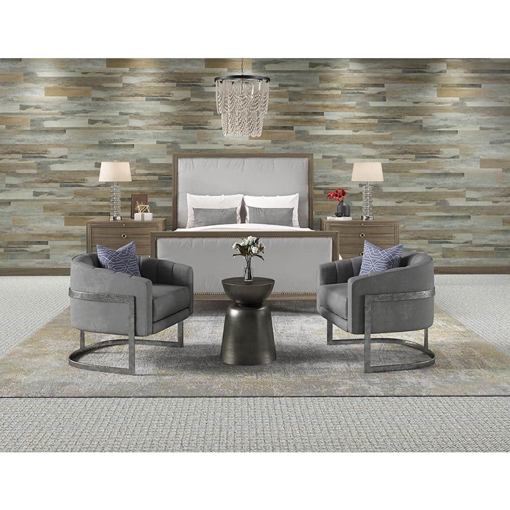 DuraDecor Weekend Warrior Harvest Distressed 3 MIL x 7-in W x 48-in L Peel & Stick Water Resistant Luxury Vinyl Flg (23.3 sf/case)