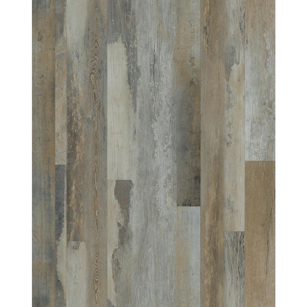 DuraDecor Weekend Warrior Harvest Distressed 3 MIL x 7-in W x 48-in L Peel & Stick Water Resistant Luxury Vinyl Flg (23.3 sf/case)
