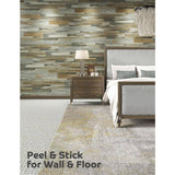 DuraDecor Weekend Warrior Harvest Distressed 3 MIL x 7-in W x 48-in L Peel & Stick Water Resistant Luxury Vinyl Flg (23.3 sf/case)