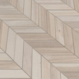 MSI Havenwood Dove Chevron 12 in. x 15 in. Matte Porcelain Mosaic Floor and Wall Tile (10 sq. ft./Case)