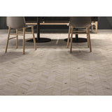 MSI Havenwood Dove Chevron 12 in. x 15 in. Matte Porcelain Mosaic Floor and Wall Tile (10 sq. ft./Case)