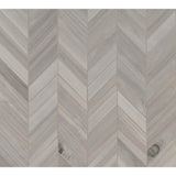 MSI Havenwood Platinum Chevron 12 in. x 15 in. Matte Porcelain Mosaic Floor and Wall Tile (10 sq. ft./Case)