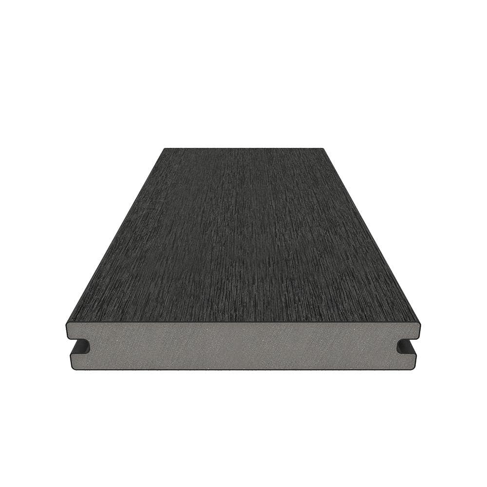 NewTechWood UltraShield Naturale Magellan Composite Decking Board in Hawaiian Charcoal (49-Pack)