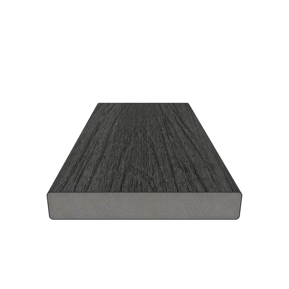NewTechWood UltraShield Naturale Cortes 1 in. x 6 in. x 16 ft. Hawaiian Charcoal Solid Composite Decking Board (10-Pack)