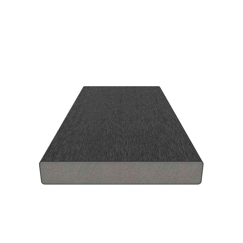 NewTechWood UltraShield Naturale Cortes 1 in. x 6 in. x 16 ft. Hawaiian Charcoal Solid Composite Decking Board (10-Pack)