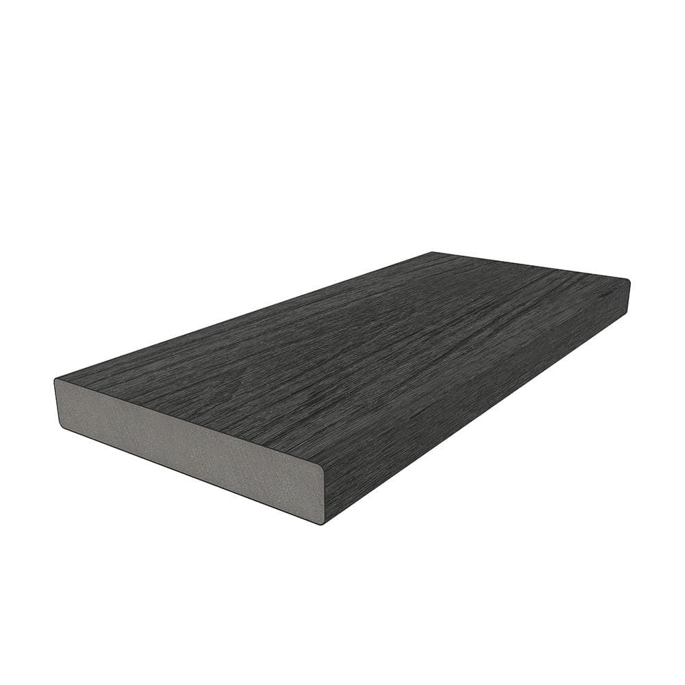 NewTechWood UltraShield Naturale Cortes 1 in. x 6 in. x 16 ft. Hawaiian Charcoal Solid Composite Decking Board (10-Pack)