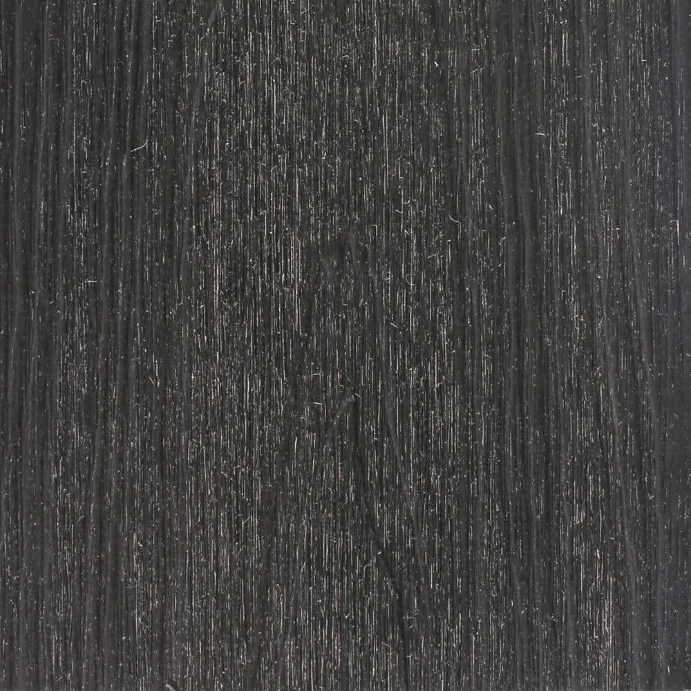 NewTechWood UltraShield Naturale Columbus 1 in. x 6 in. x 1 ft. Hawaiian Charcoal Composite Hybrid Deck Board Sample