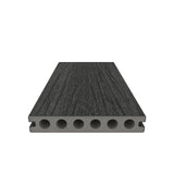 NewTechWood UltraShield Naturale Voyager 1 in. x 6 in. x 1 ft. Hawaiian Charcoal Hollow Composite Decking Board Sample