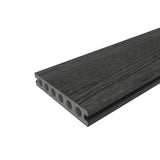 NewTechWood UltraShield Naturale Voyager 1 in. x 6 in. x 1 ft. Hawaiian Charcoal Hollow Composite Decking Board Sample