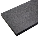 NewTechWood UltraShield 0.6 in. x 12 in. x 12 in. Hawaiian Charcoal Fascia Composite Decking Board Sample