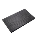 NewTechWood UltraShield 0.6 in. x 12 in. x 12 in. Hawaiian Charcoal Fascia Composite Decking Board Sample