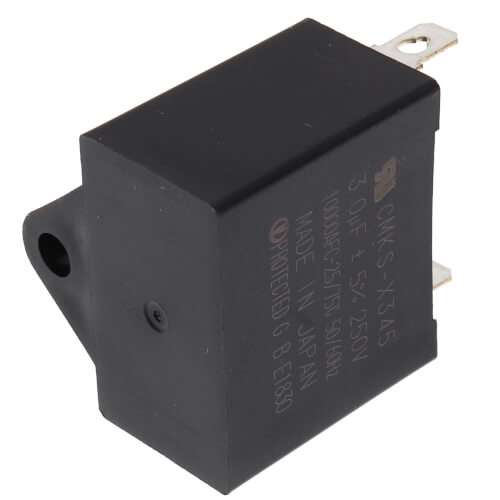 Carrier HC91PD001 capacitor - detail view (Voltage: 250v; MFD: 3)