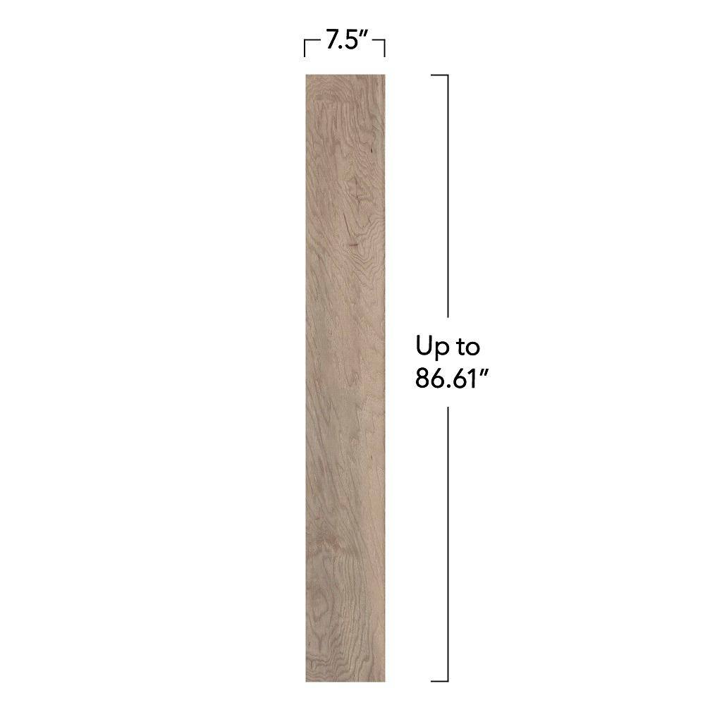 Mohawk Artist Dream Heirloom Hickory 0.5 in. T x 7.5 in. W Hand Scraped Engineered Hardwood Flooring (27.41 sq. ft./case)
