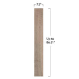 Mohawk Artist Dream Heirloom Hickory 0.5 in. T x 7.5 in. W Hand Scraped Engineered Hardwood Flooring (27.41 sq. ft./case)