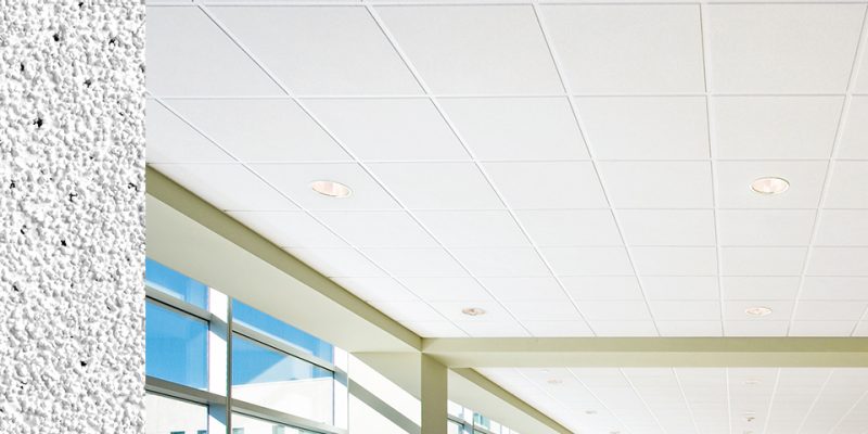 Armstrong Ceilings 48-in x 24-in Dune 8-Pack White Smooth 15/16-in Drop Acoustic Panel Ceiling Tiles
