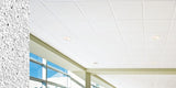 Armstrong Ceilings 48-in x 24-in Dune 8-Pack White Smooth 15/16-in Drop Acoustic Panel Ceiling Tiles