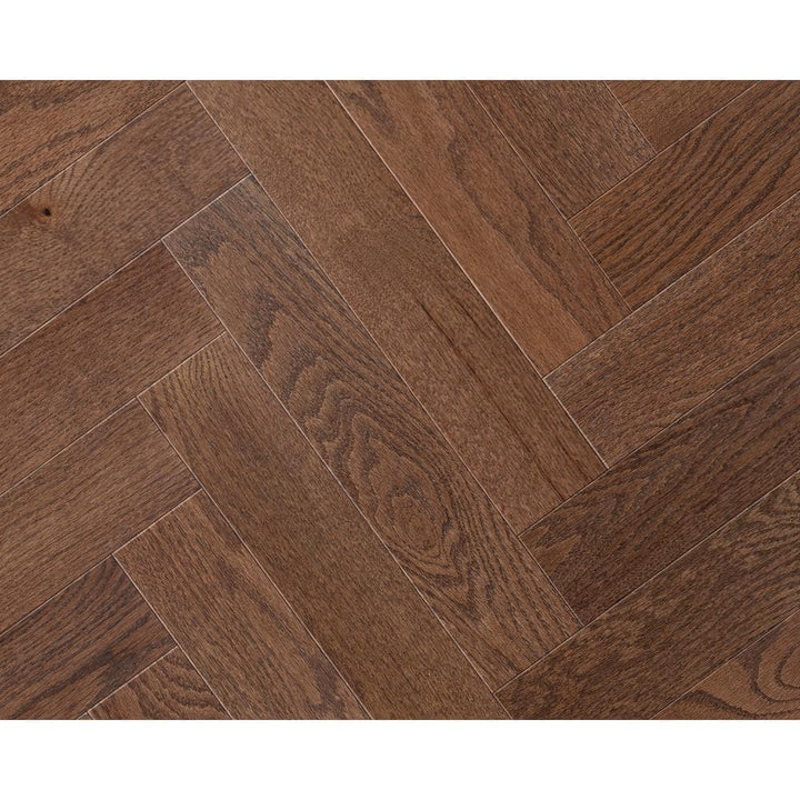 CENTURY FLOORING Bryson Red Oak Solid Herringbone 3/4 in. T x 3.25 in. W Solid Hardwood Flooring (16.50 sq.ft./case)