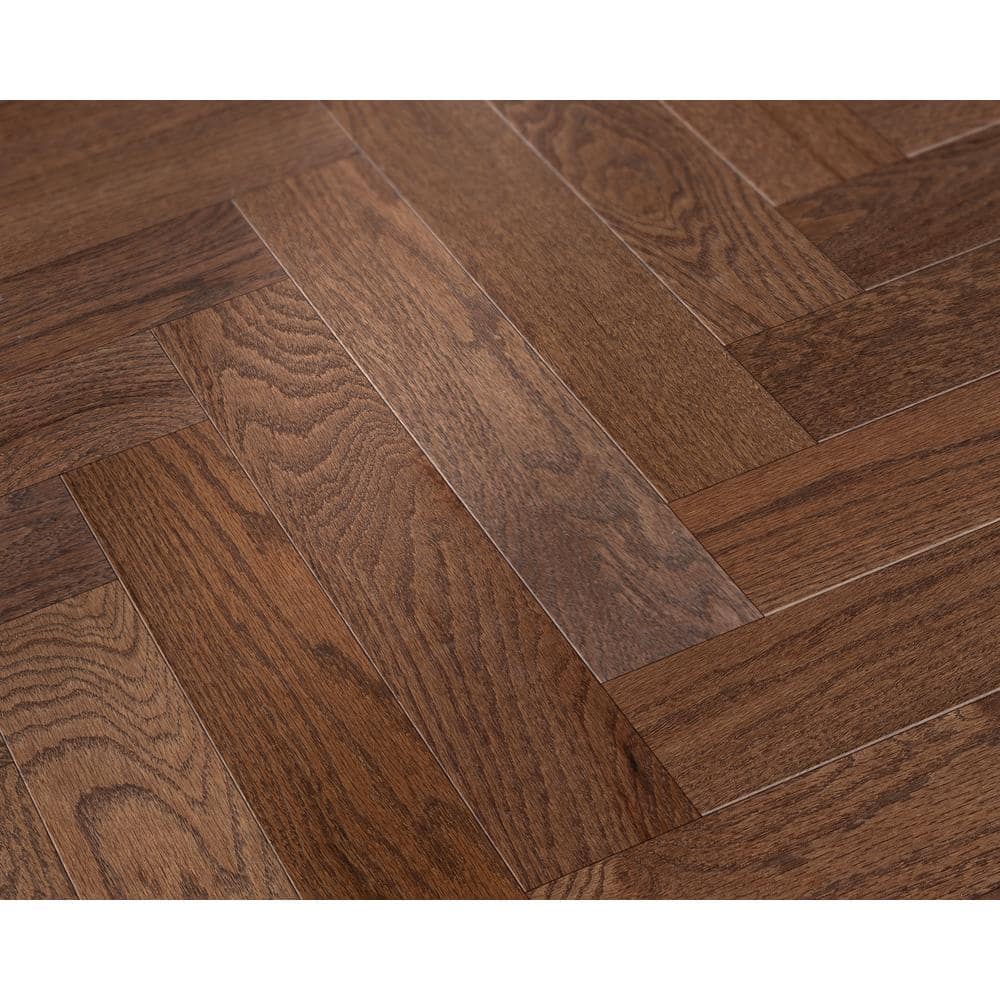 CENTURY FLOORING Bryson Red Oak Solid Herringbone 3/4 in. T x 3.25 in. W Solid Hardwood Flooring (16.50 sq.ft./case)