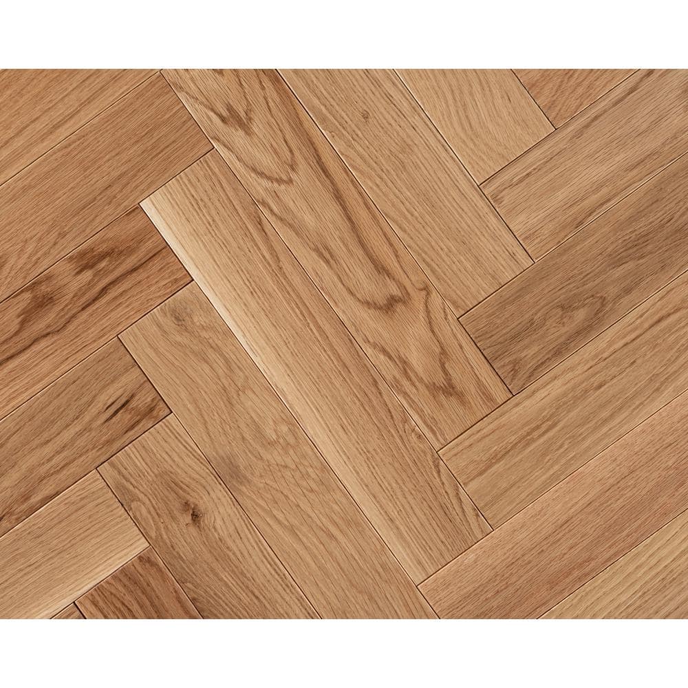 CENTURY FLOORING Natural White Oak Solid Herringbone 3/4 in. T x 3.25 in. W Solid Hardwood (16.50 sq.ft./case)