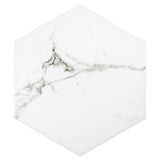 Merola Tile Timeless Calacatta Hex 8-5/8 in. x 9-7/8 in. Porcelain Floor and Wall Tile (11.56 sq. ft. / Case)