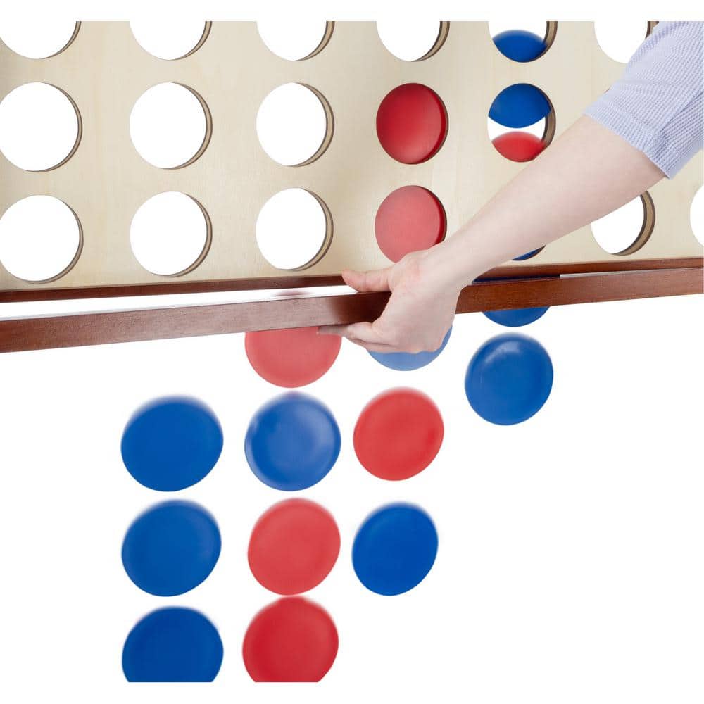 Hey! Play! Giant Wooden 4-In-A-Row Game