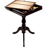 Hey! Play! Wooden Chess and Backgammon Table Set