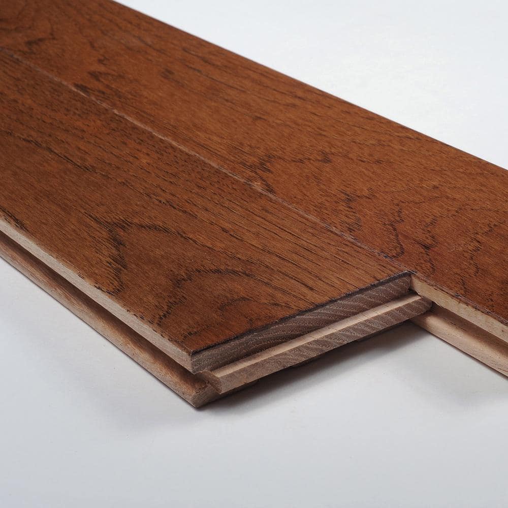 Blue Ridge Hardwood Flooring Sable Hickory 3/4 in. T x 4 in. W Hand Scraped Solid Hardwood Flooring (16 sq. ft./Case)
