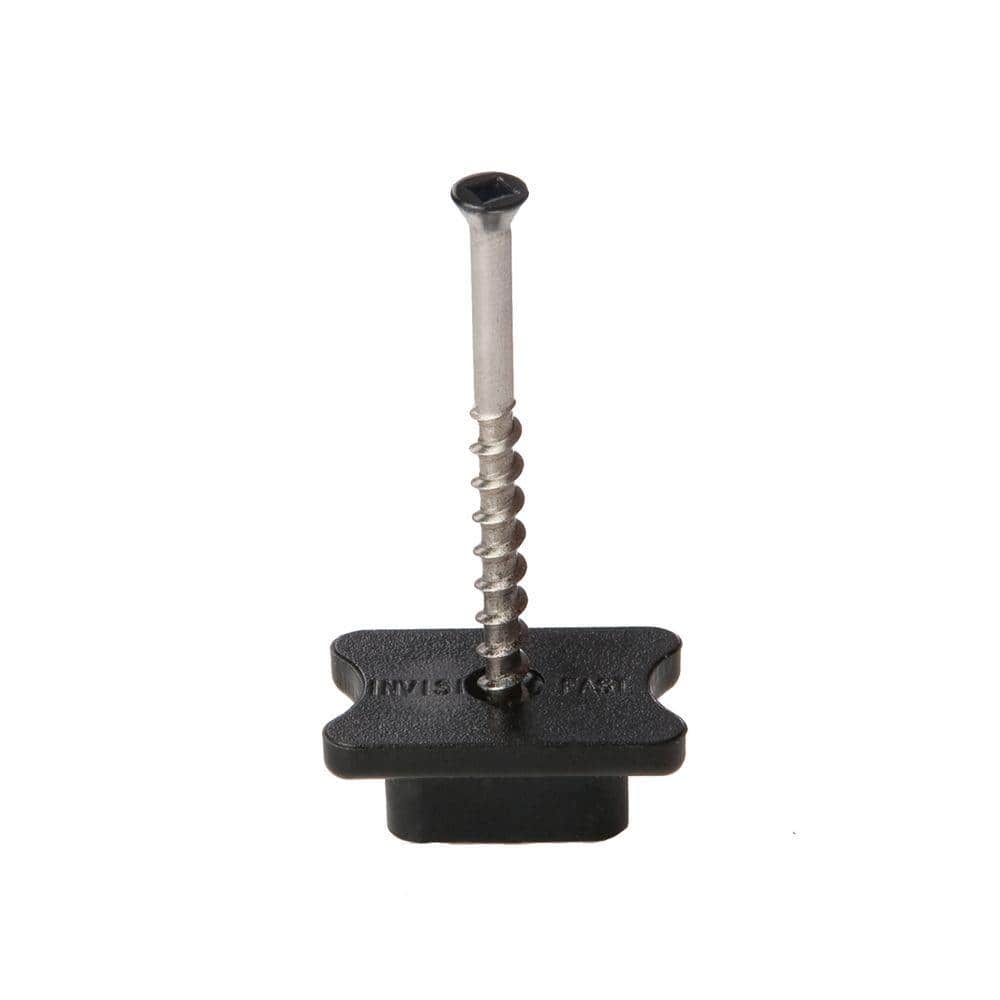 Black NMB Biscuit Style Hidden Deck Fastener with Pre-Set Trim Head Screws (500-Piece)