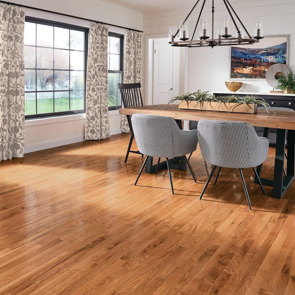 Bruce Plano Marsh Oak 3/4 in. T x 3-1/4 in. W x Varying Length Solid Hardwood Flooring (22 sq.ft./ctn)