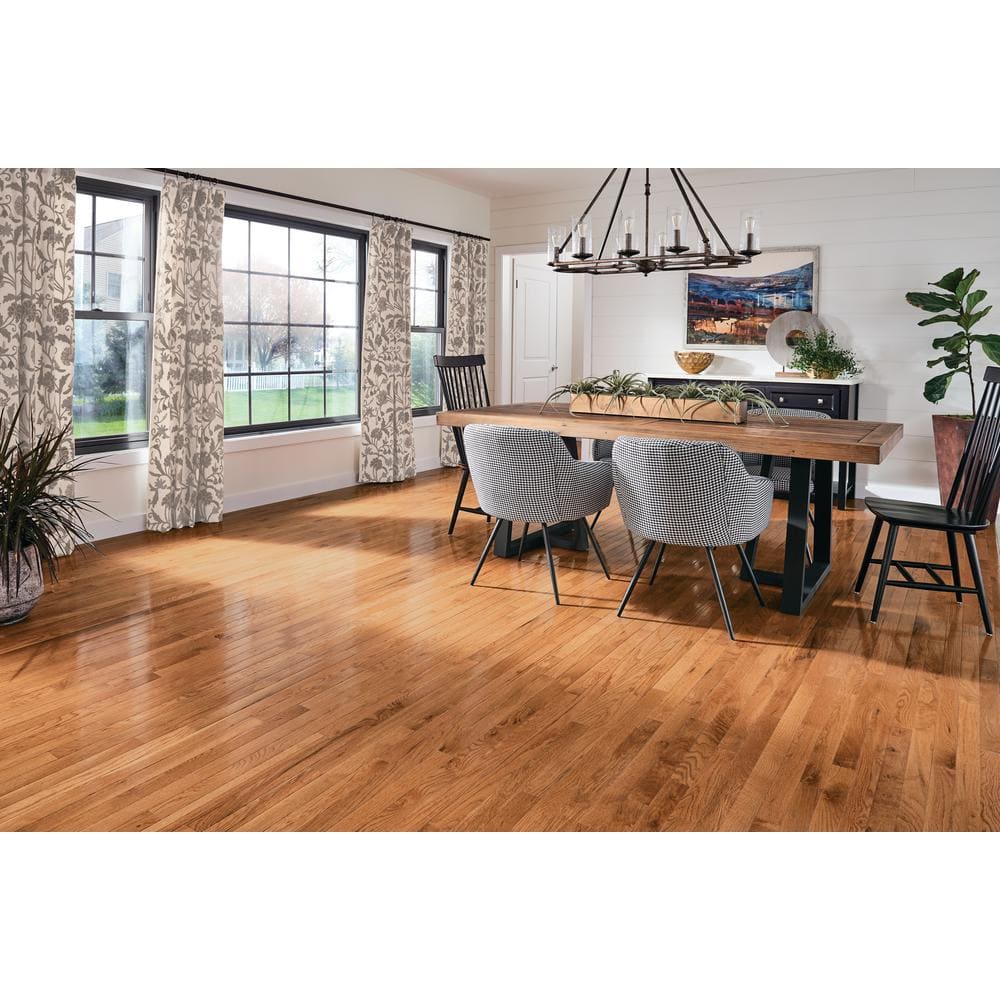 Bruce Plano Marsh Oak 3/4 in. T x 3-1/4 in. W x Varying Length Solid Hardwood Flooring (22 sq.ft./ctn)