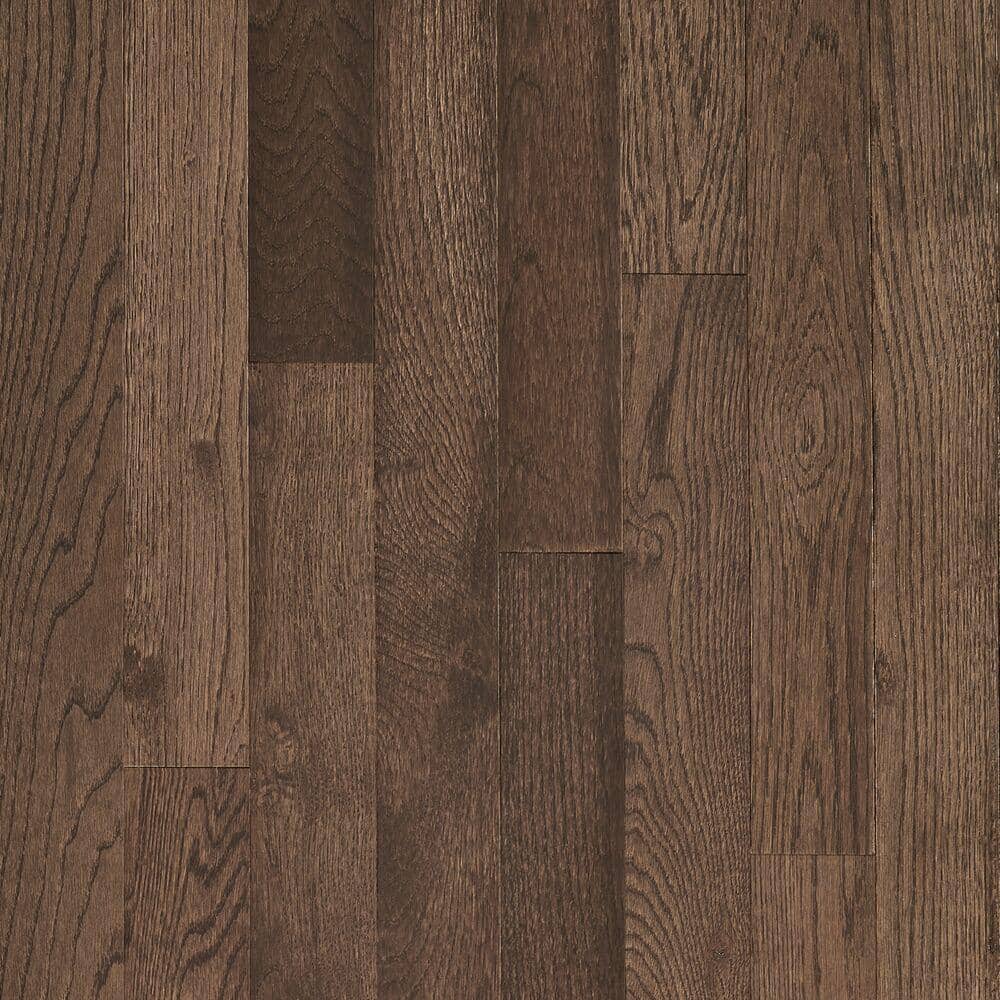Bruce Plano Mocha Oak 3/4 in. T x 2-1/4 in. W Smooth Solid Hardwood Flooring (20 sq.ft./ctn)