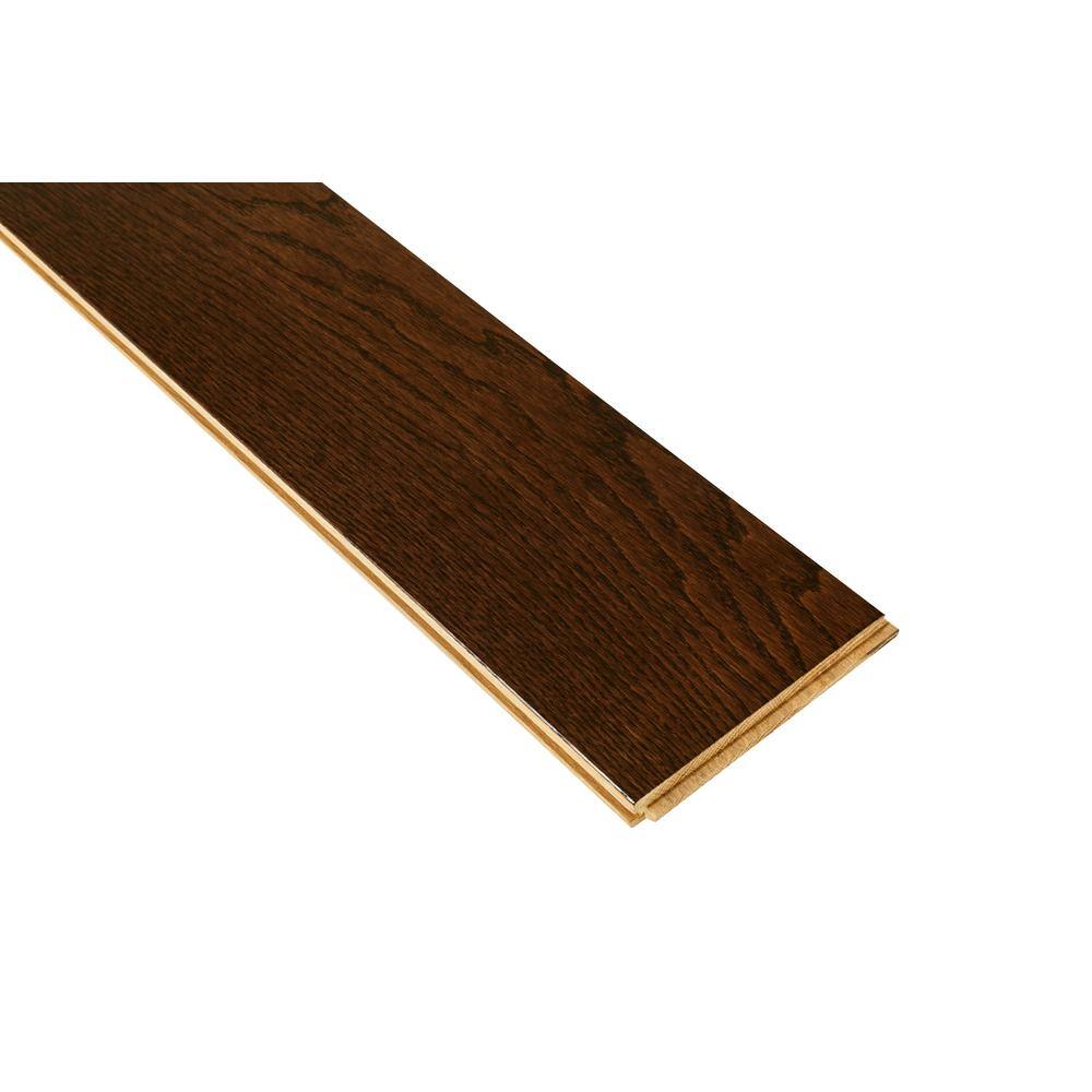 Bruce Plano Mocha Oak 3/4 in. T x 5 in. W Smooth Solid Hardwood Flooring (23.5 sq.ft./ctn)