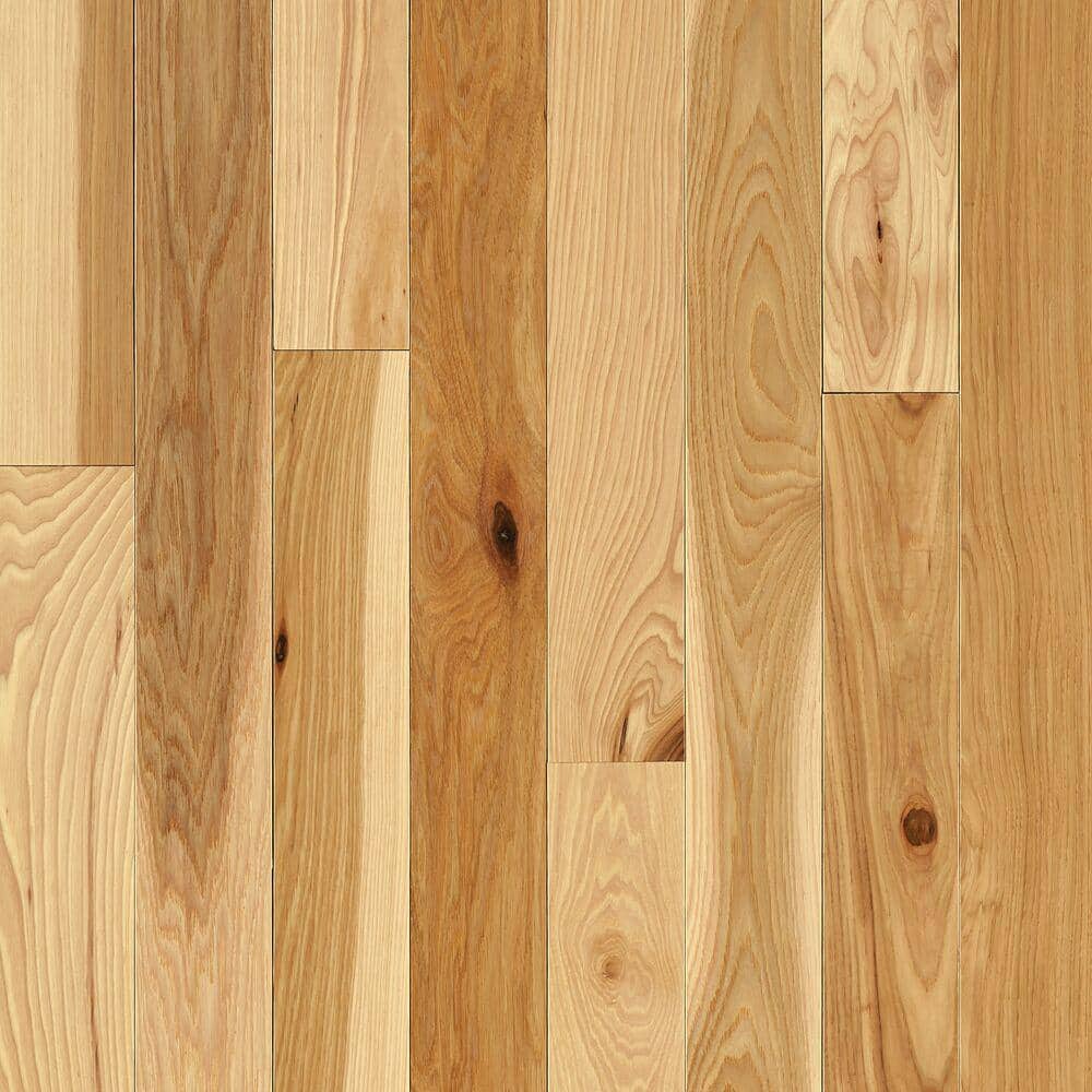 Bruce Plano Natural Hickory 3/4 in. T x 3-1/4 in. W Smooth Solid Hardwood Flooring (22 sq.ft./ctn)