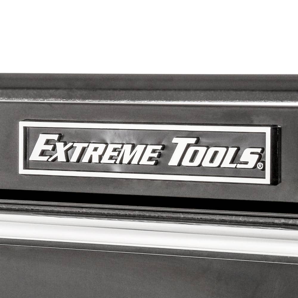 Extreme Tools THD Series 55 in. 12-Drawer Roller Cabinet Tool Chest in Black