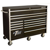 Extreme Tools THD Series 55 in. 12-Drawer Roller Cabinet Tool Chest in Black