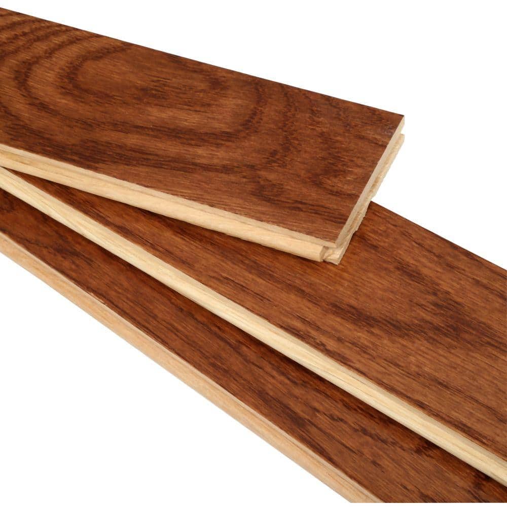 Bruce Plano Saddle Oak 3/4 in. T x 3-1/4 in. W Smooth Solid Hardwood Flooring (22 sq.ft./ctn)